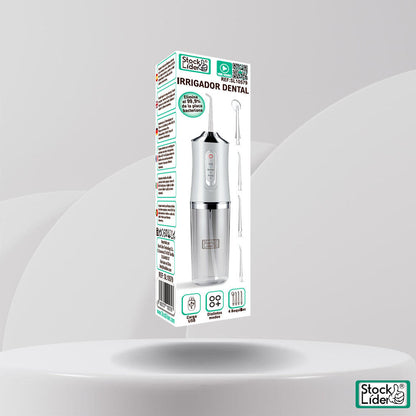 Irrigador Dental 360º | 4 Boquillas | Batería 1200 mAh | 10-15 Días | Stock Líder