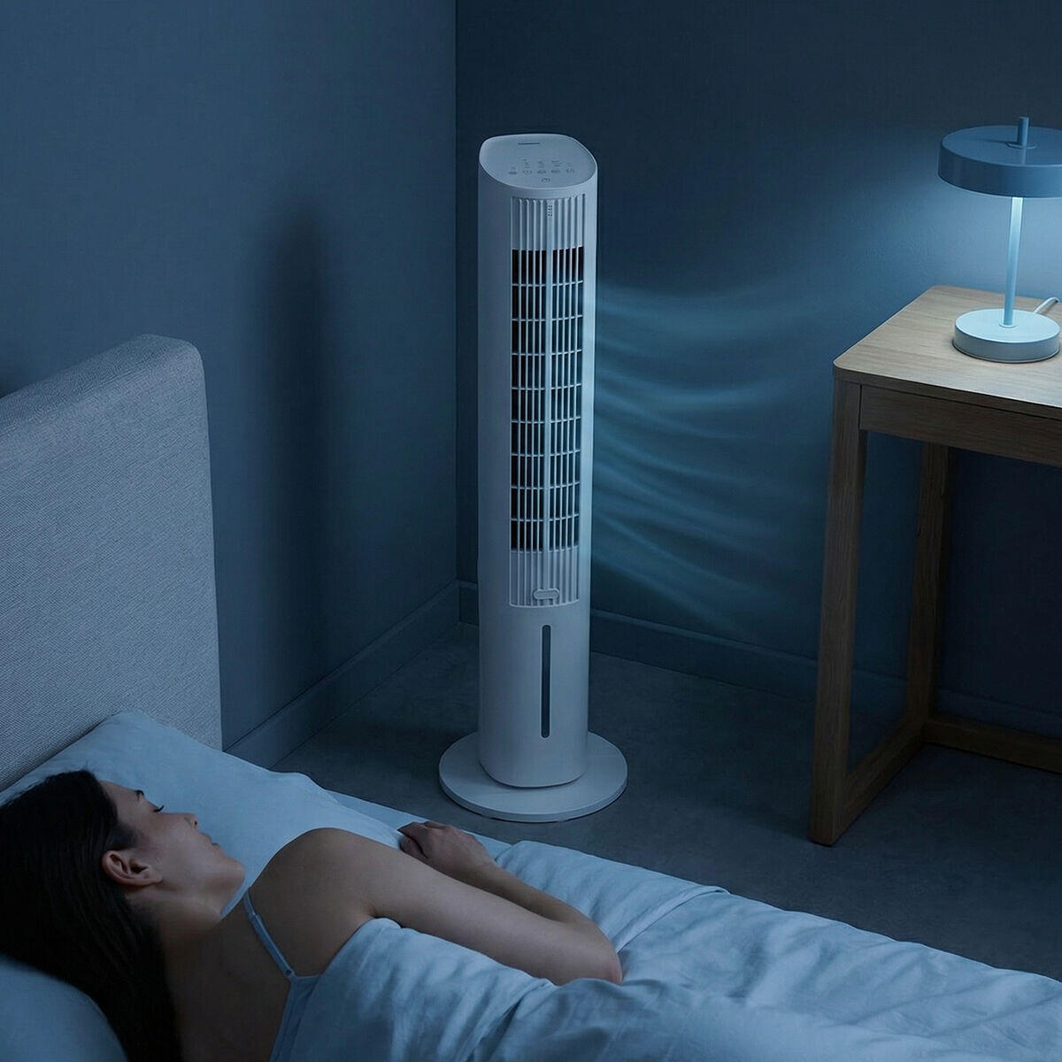 Climatizador Evaporativo Portátil Torre | 4 en 1 con Mando a Distancia | Hushly InnovaGoods