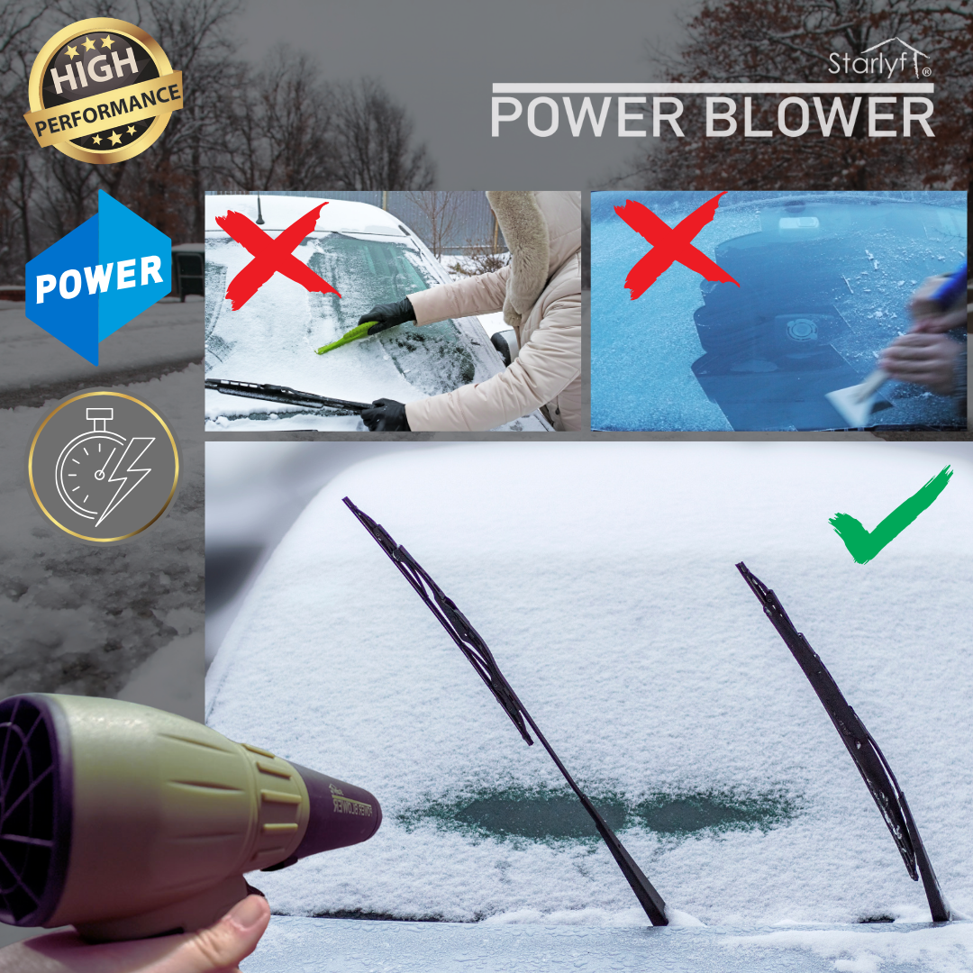 STARLYF Power Blower - Cordless Turbo Air Blower - 120 km/h - Rechargeable 