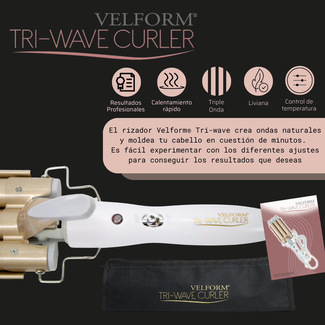 Modelador de Ondas Ondas de Surf - Modelador de 3 Barris - Velform Tri-Wave Curler
