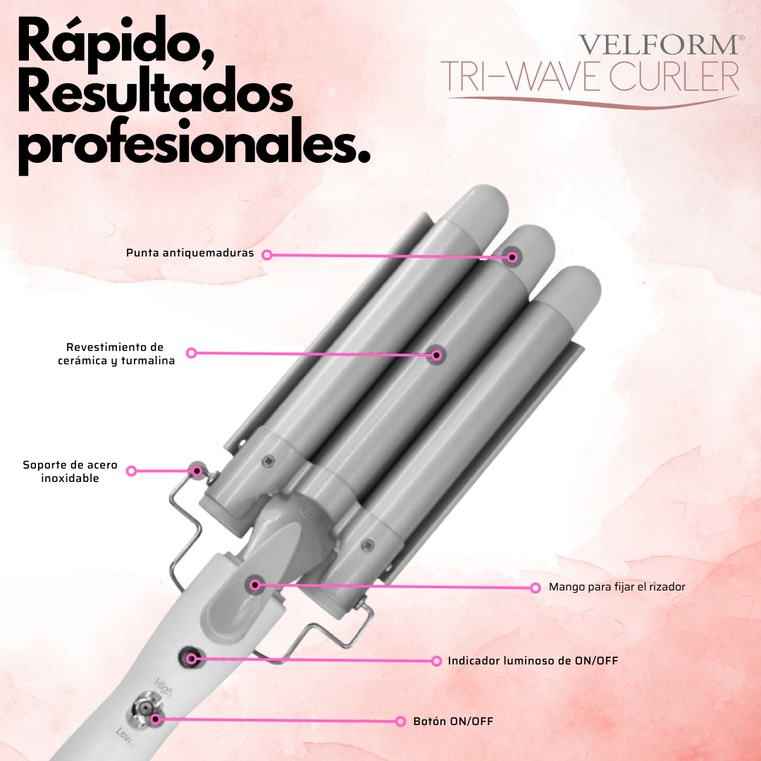 Modelador de Ondas Ondas de Surf - Modelador de 3 Barris - Velform Tri-Wave Curler