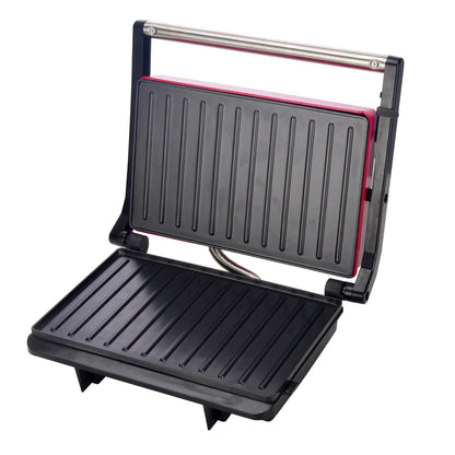 Panini Grill Parrilla Eléctrica 850W | Placas Antiadherentes | Bandeja Recogegrasas | Vertical u Horizontal