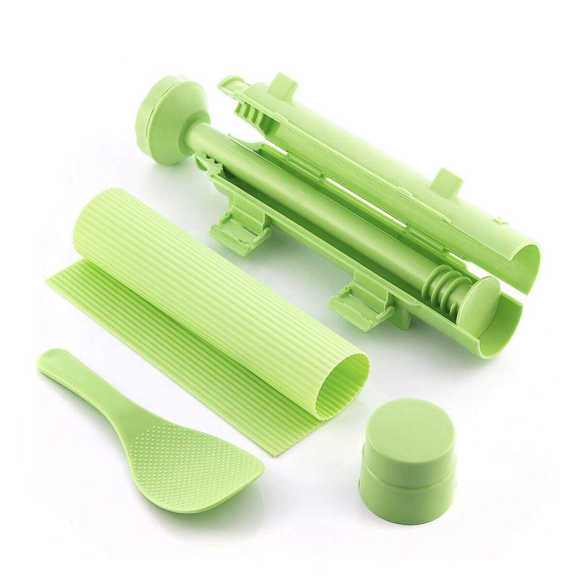 Set de Sushi Suzooka InnovaGoods 3 Piezas | Molde + Esterilla + Cuchara | Recetario